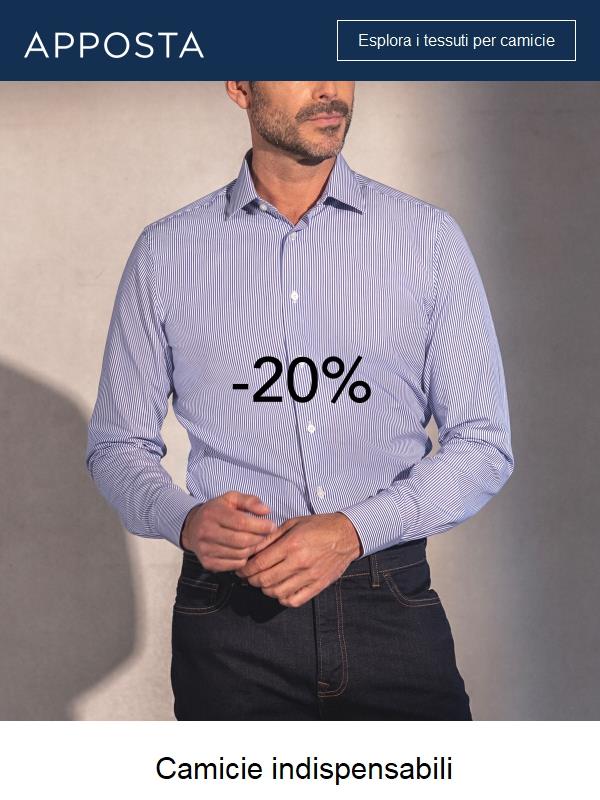 Camicie indispensabili per il tuo guardaroba - 20% di sconto su tutti gli ordini