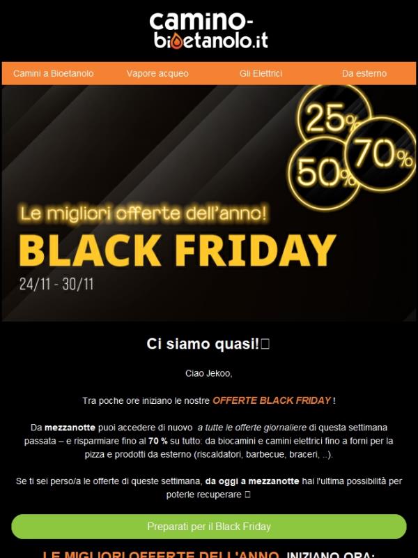 Pronti al Black Friday? 🔥🖤