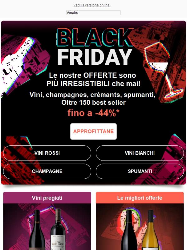 🖤 BLACK FRIDAY Fino a -44%