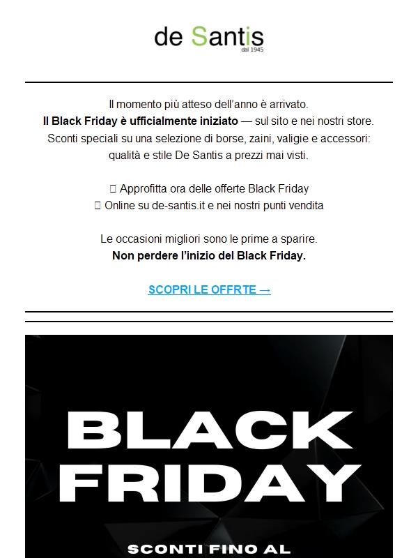 🖤 Black Friday iniziato: offerte imperdibili online e in store!