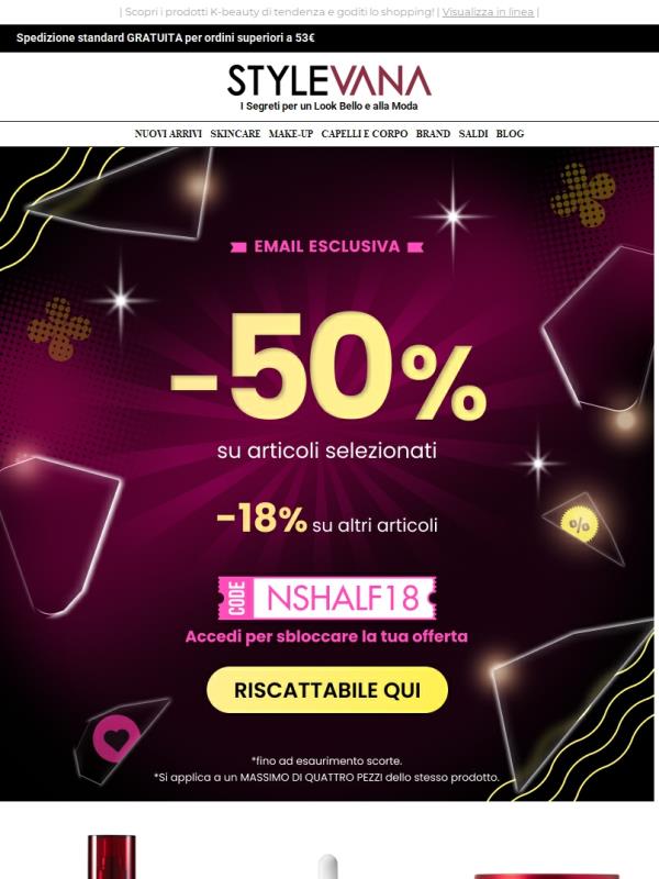 Risparmia il 50 % prima che arrivi il Black Friday 🤩