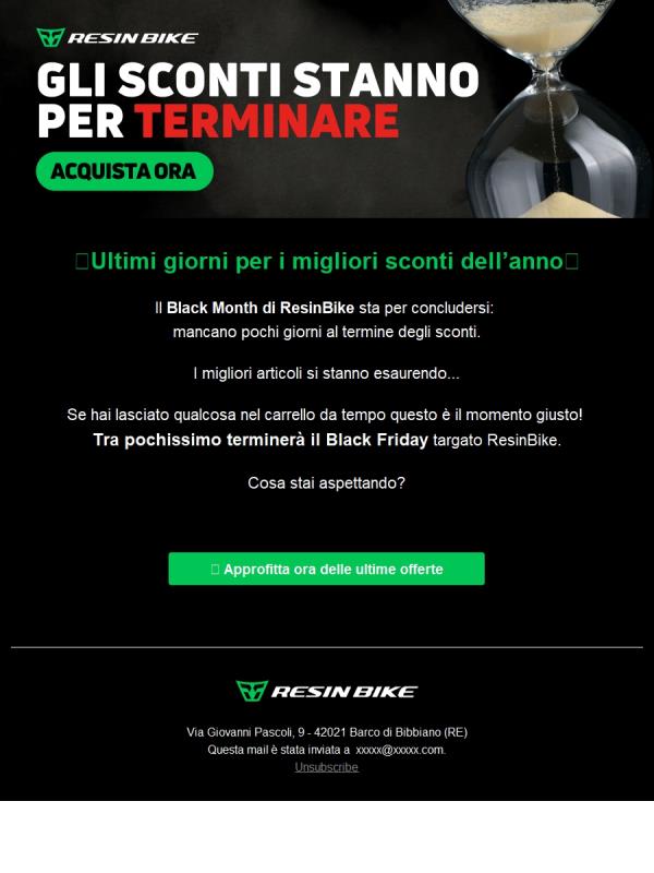 🏁 Ultimi giorni del Black Friday