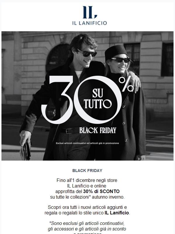 🖤 BLACK FRIDAY | 30% su tutto