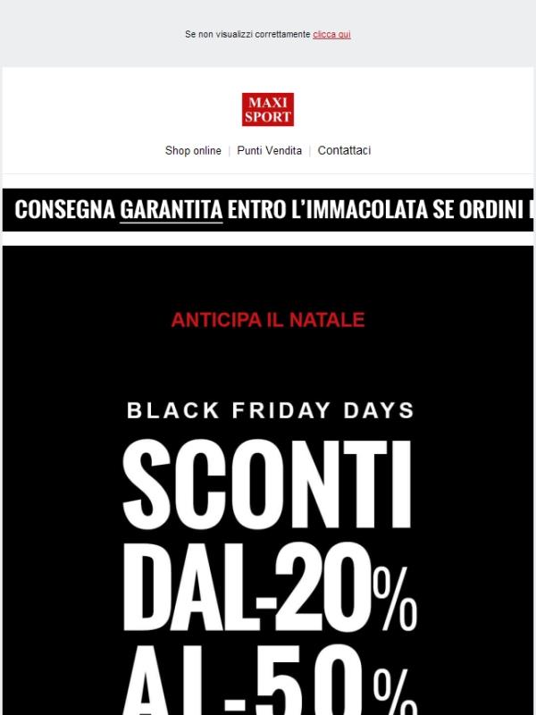 💥 NUOVI SCONTI dal 20% al 50%: on Line e in Store 💣