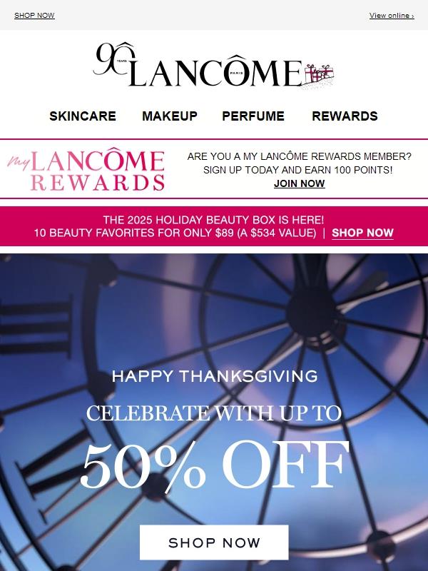 Happy Thanksgiving 🦃 Up to 50% OFF!