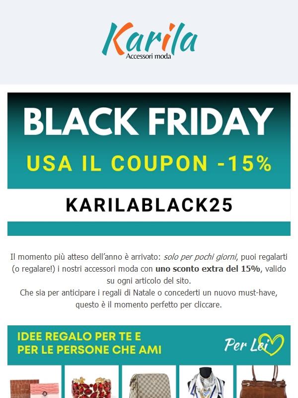 Il Black Friday è iniziato!🖤