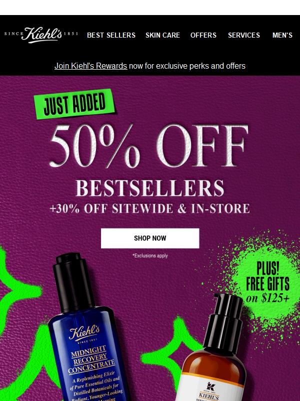 ‼️JUST ADDED: NEW 50% OFF EXCLUSIVES‼️