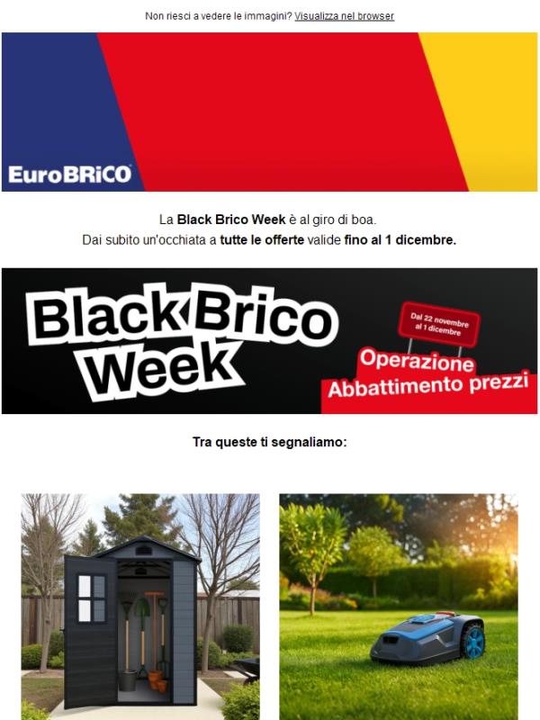 Black Brico Week: offerte da non perdere!
