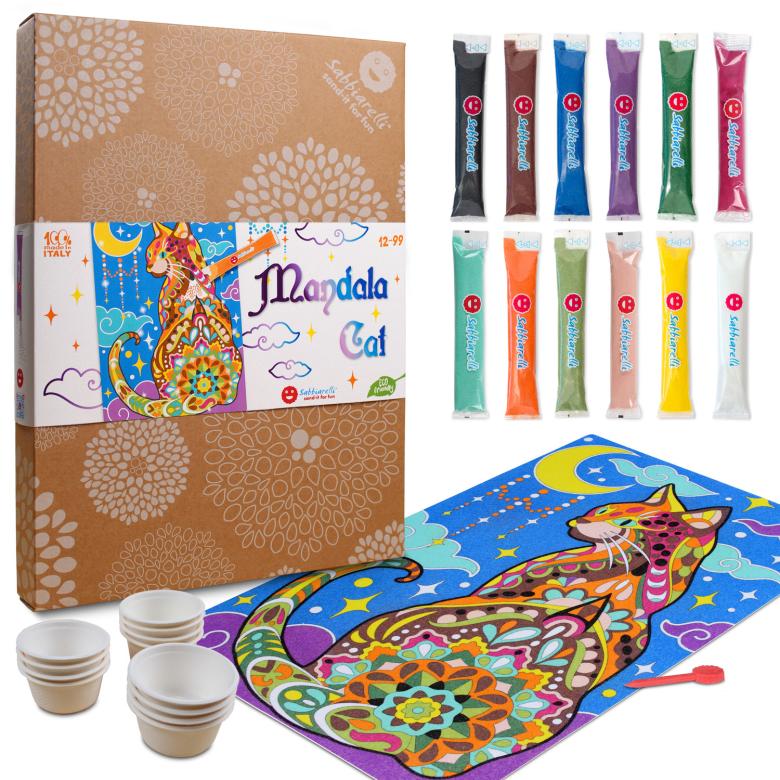 Sandpainting Set - Gatto Mandala