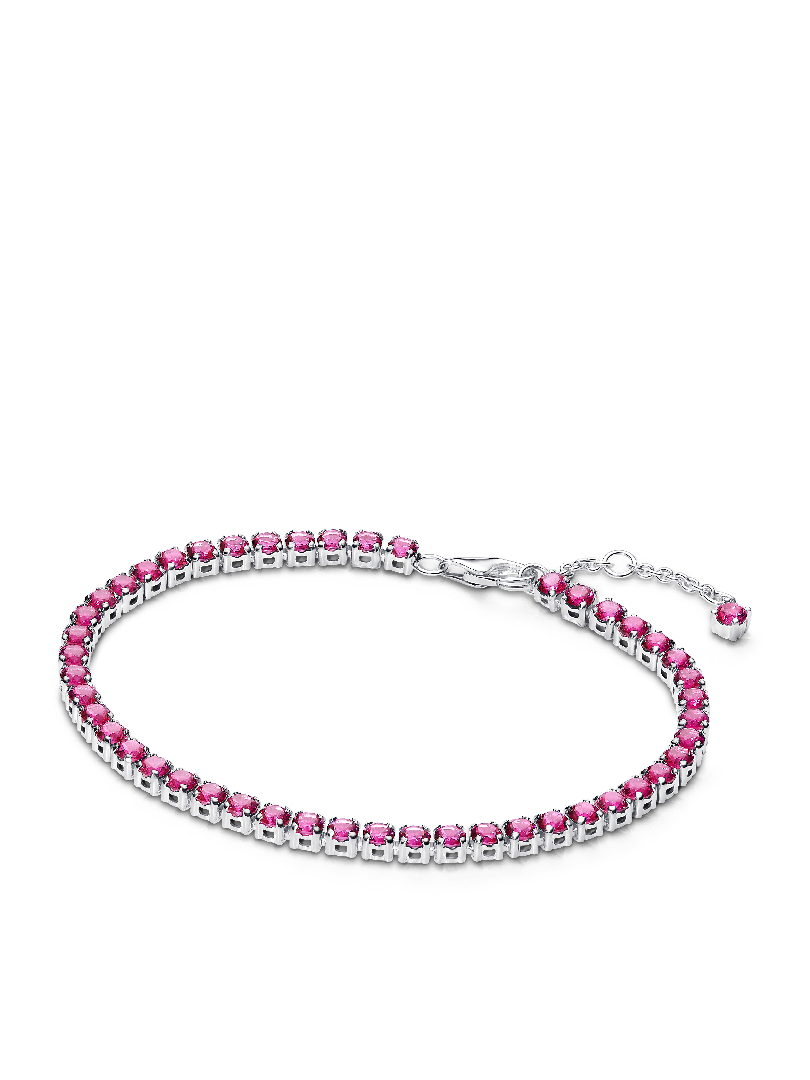 Sparkling Pink Tennis Bracelet