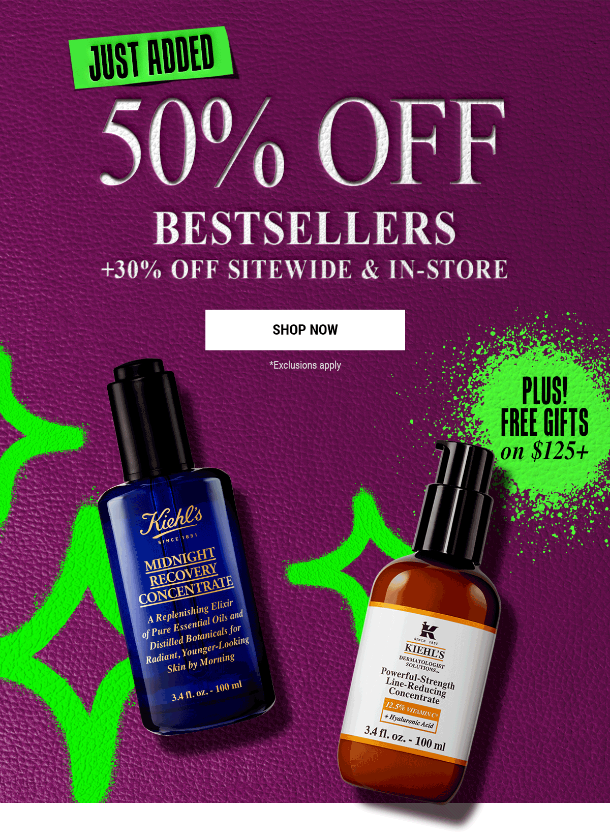 50% OFF BESTSELLERS