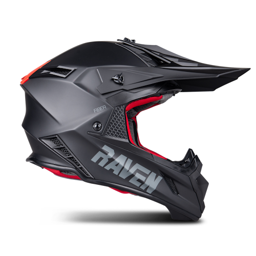Casco Cross Raven Aspire Evo Opaco