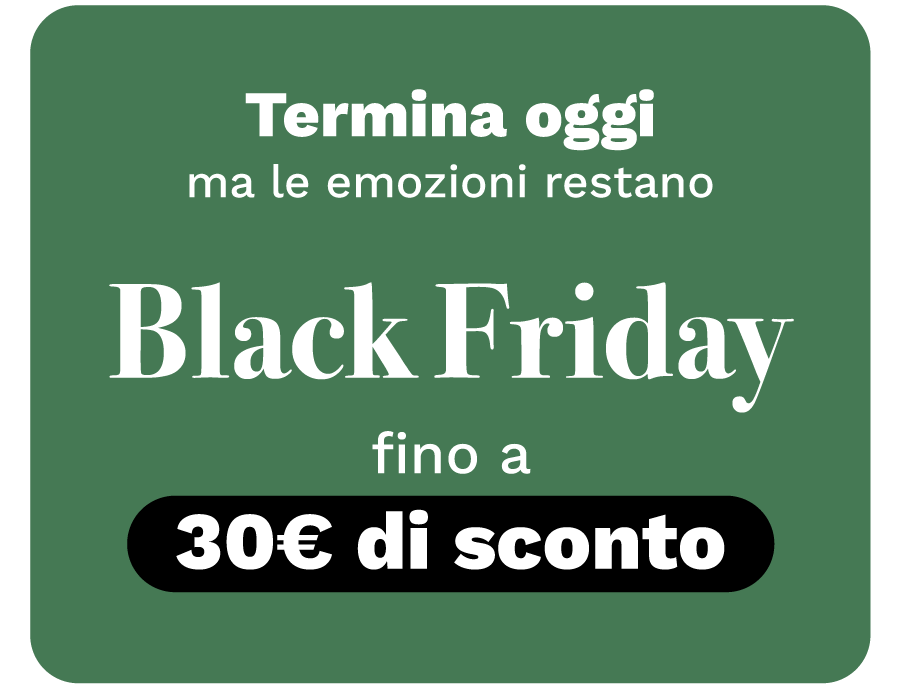 Termina oggi: fino a 30€ di sconto con il Black Friday