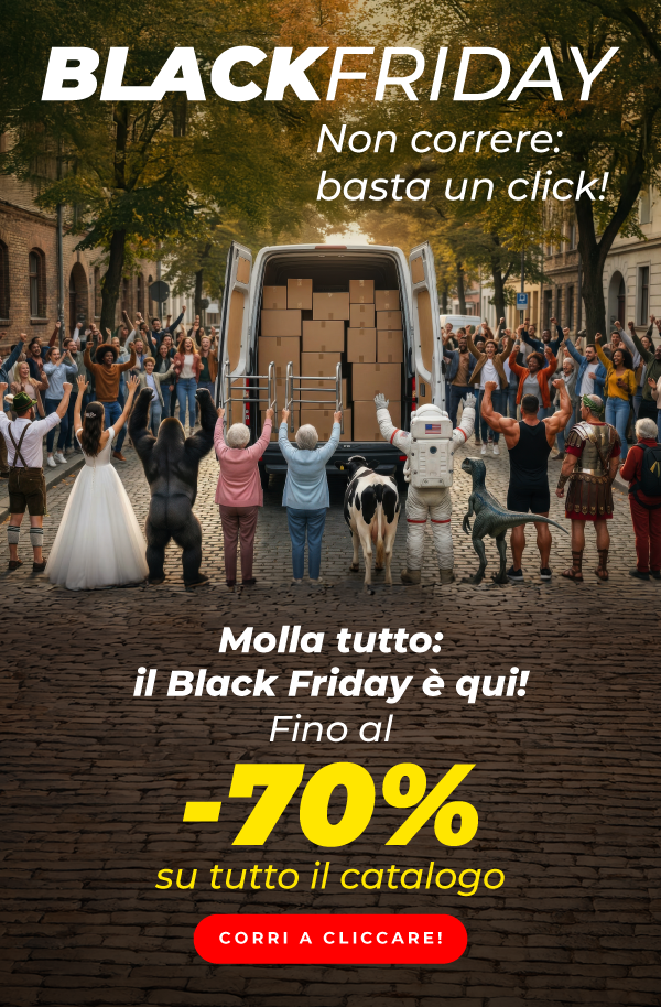Tutto il catalogo fino al -70%!