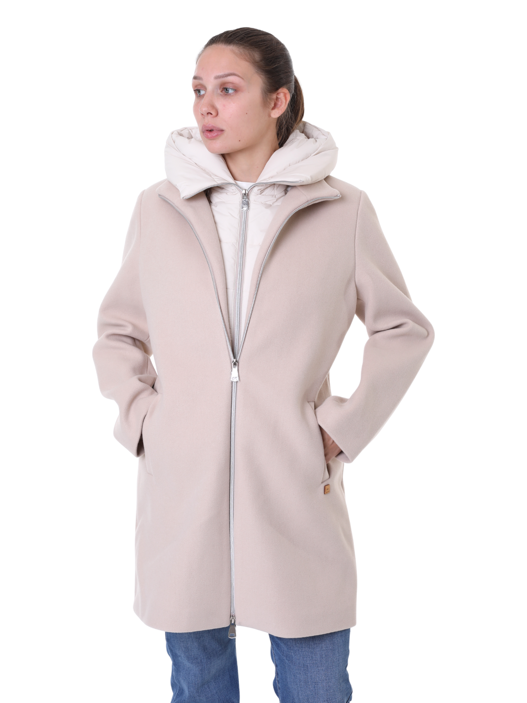 L'AGAMA' CAPPOTTO PANNO CON PETTORINA