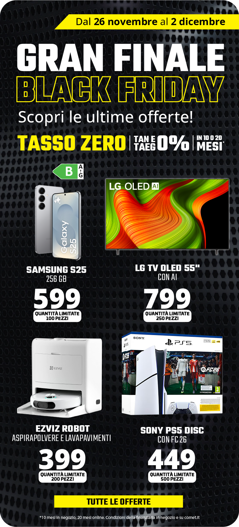 Volantino Gran Finale Black Friday