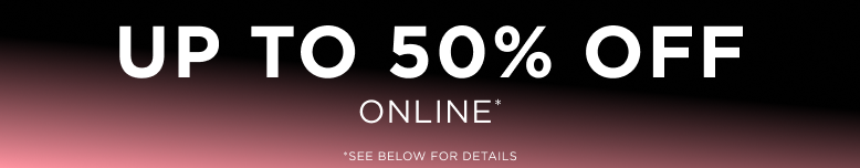Up to 50% off Black Friday