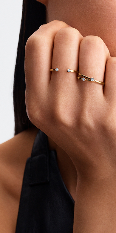 Explore Pandora lab-grown diamond rings