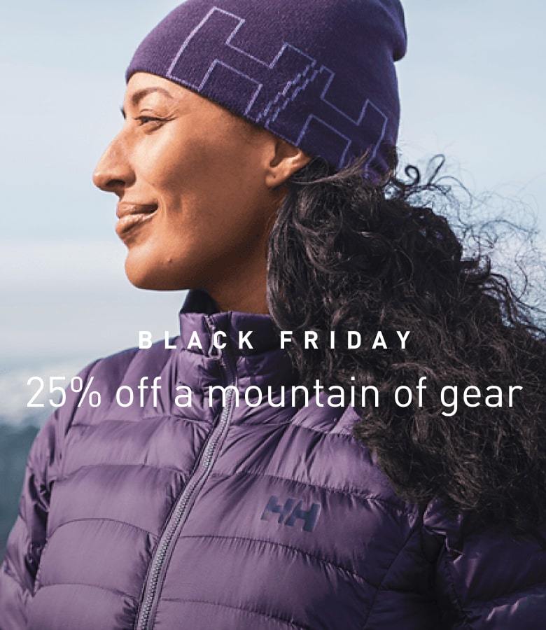 BLACK FRIDAY - 25% off a mountain of gear