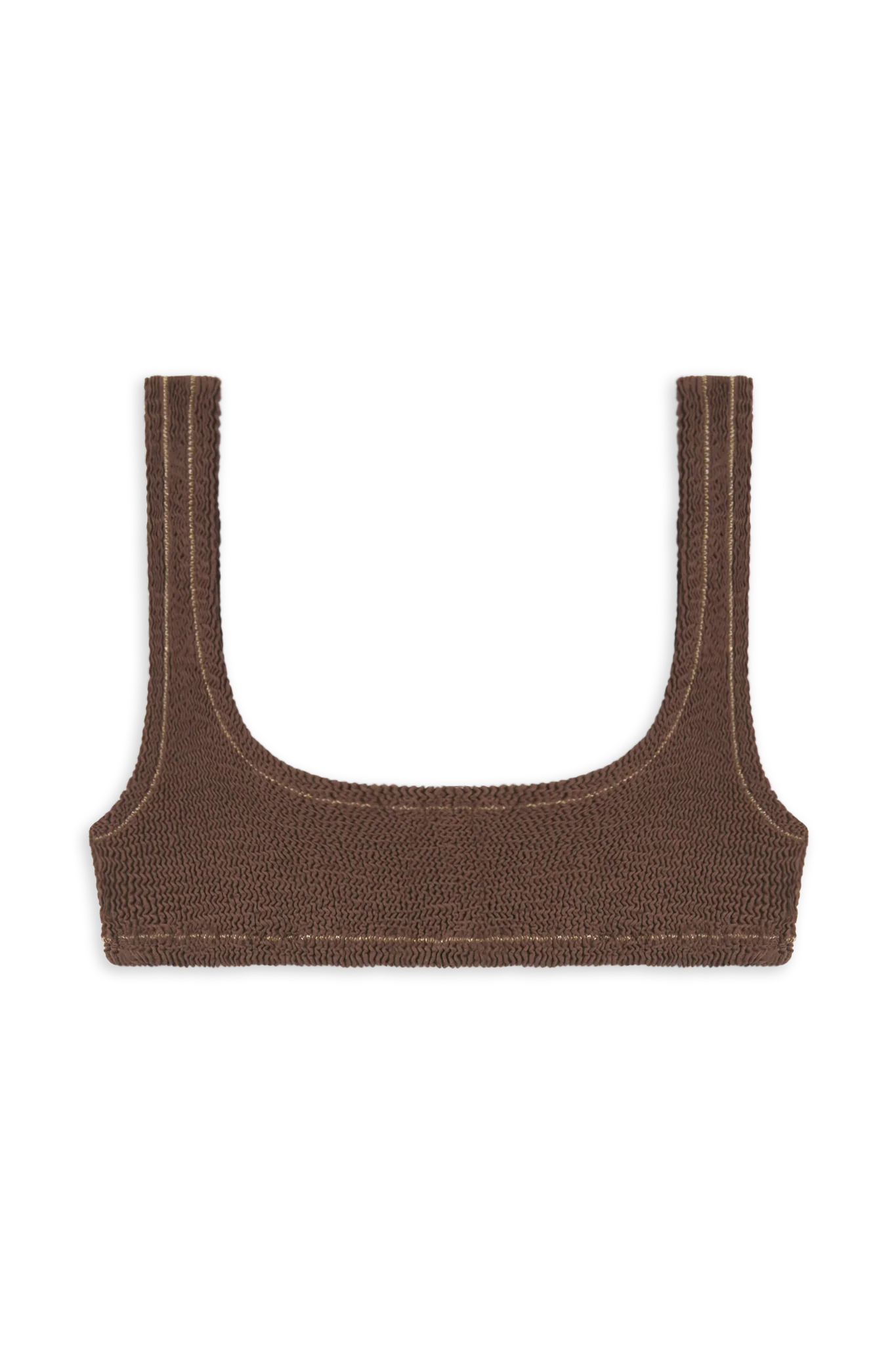 Image of Ginny Bikini Top // Brown Wood