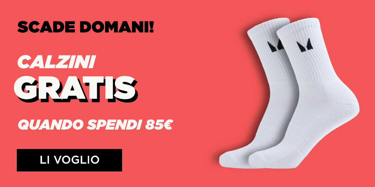 calzini gratis da 85€ di spesa