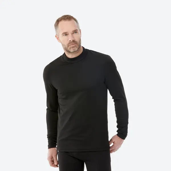 WEDZE Maglia termica sci uomo 500 nera