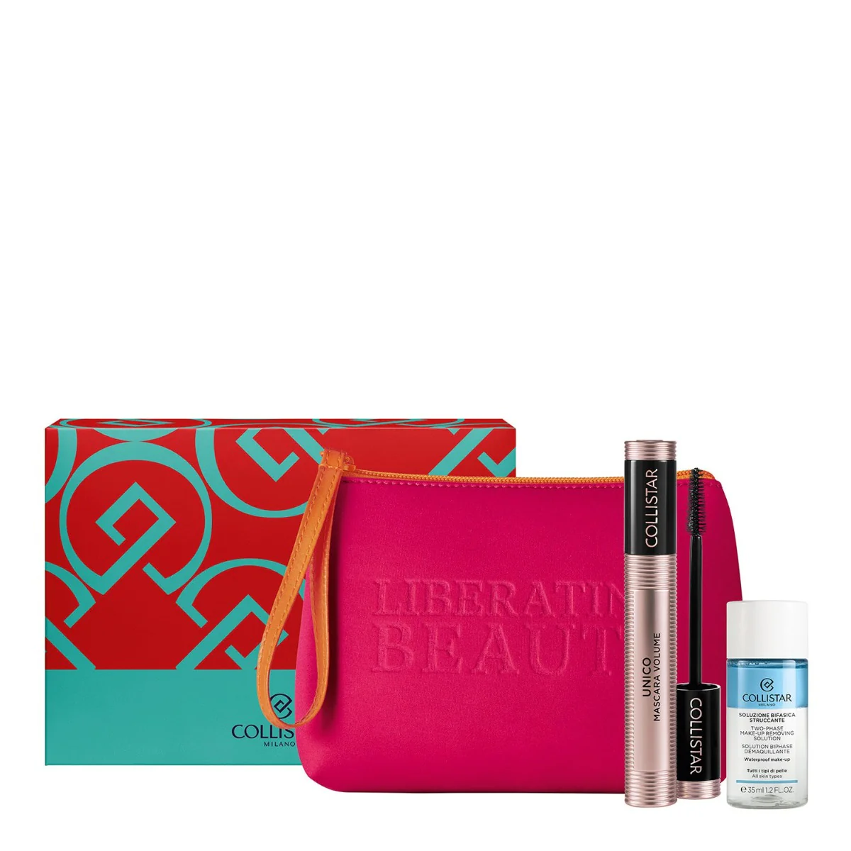 Image of Unico Mascara + Mini Struccante Bifasico + Trousse