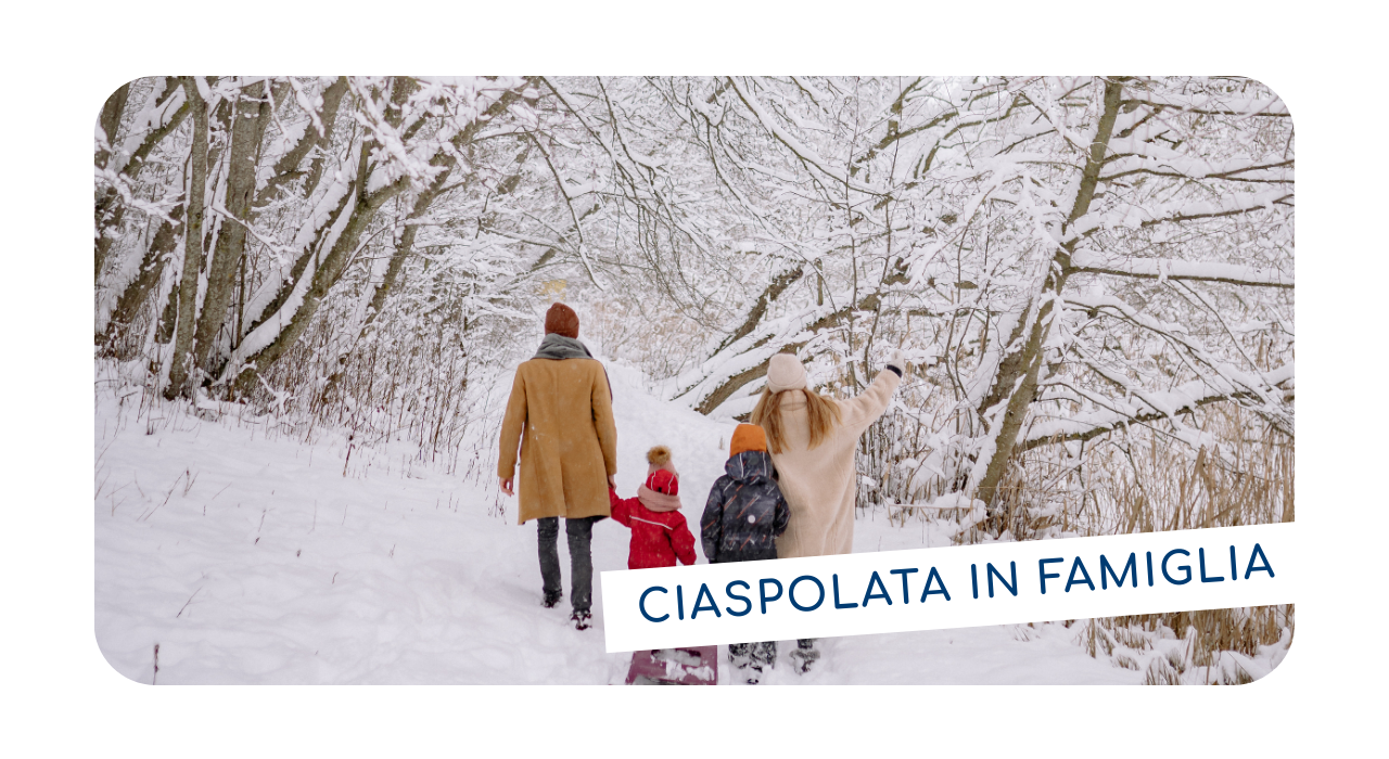 Ciaspolata in famiglia