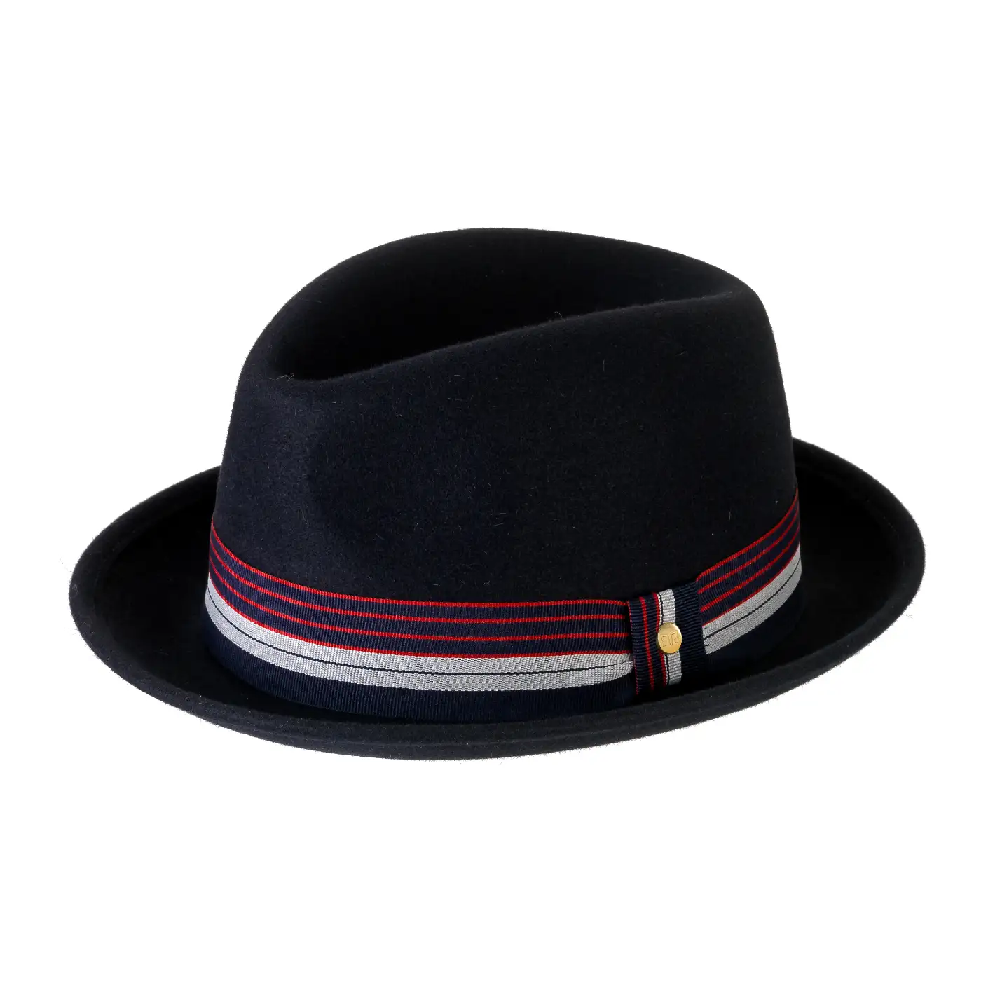 Lobbia Homburg Lapin Blu Elegante