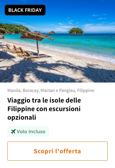 Viaggio tra le isole delle Filippine con escursioni opzionali