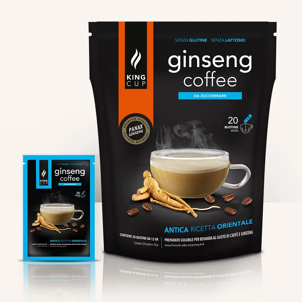 Image of Caffè al Ginseng - 20 bustine solubili da zuccherare