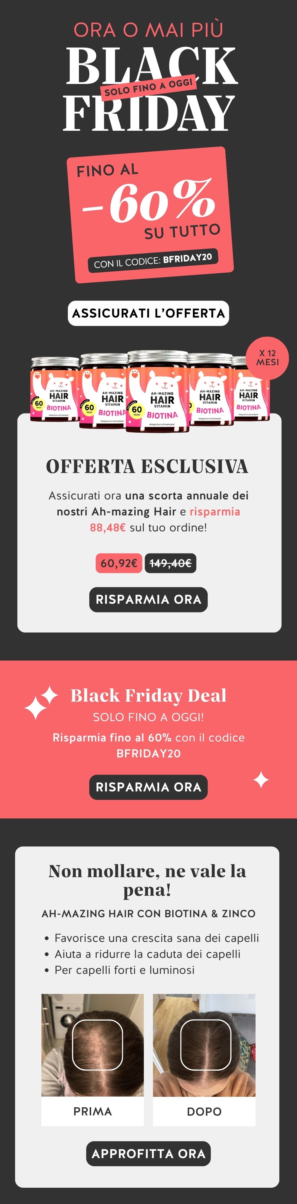 FINO AL 60% di sconto