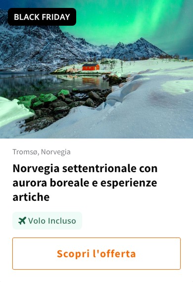 Norvegia settentrionale con aurora boreale e esperienze artiche