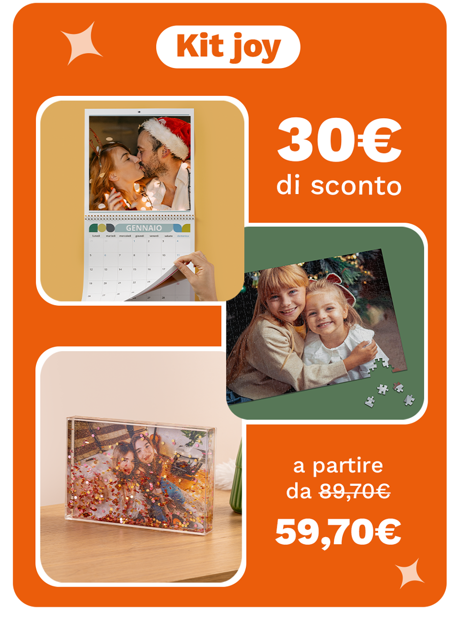 Cornice Glitter, Calendario Mensile Maxi, Puzzle