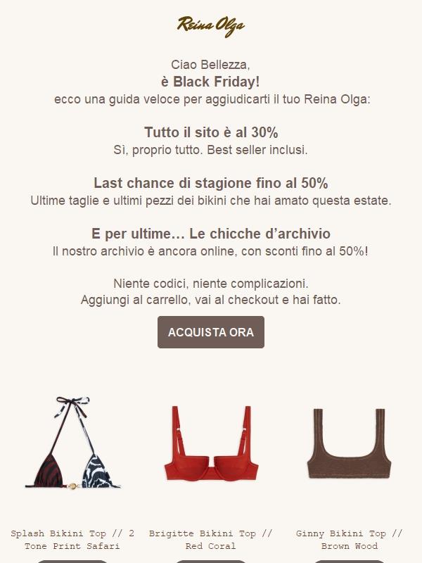 Ora tutto fino al 50% di sconto!