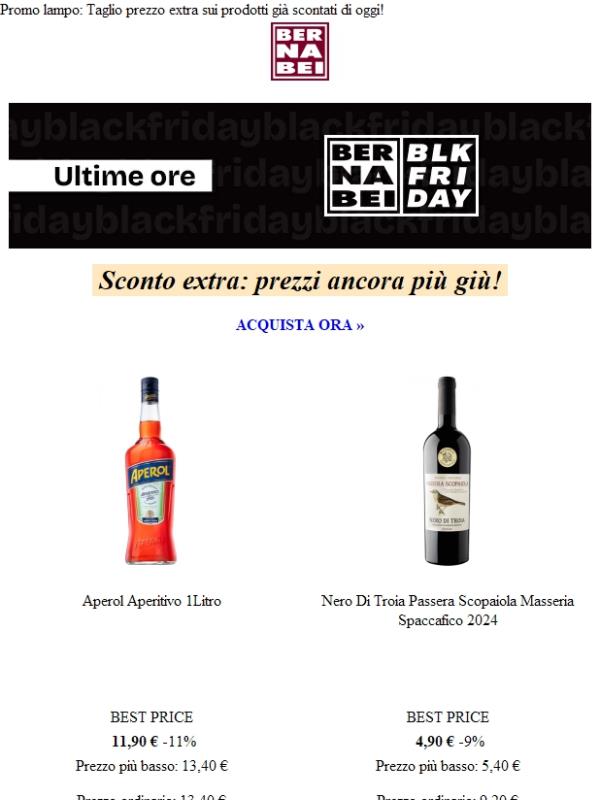 Solo poche ore: 🔥 SCONTI EXTRA sul Black Friday!