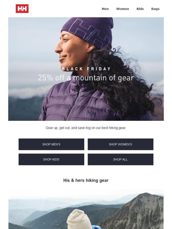 Black Friday spotlight: hiking gear