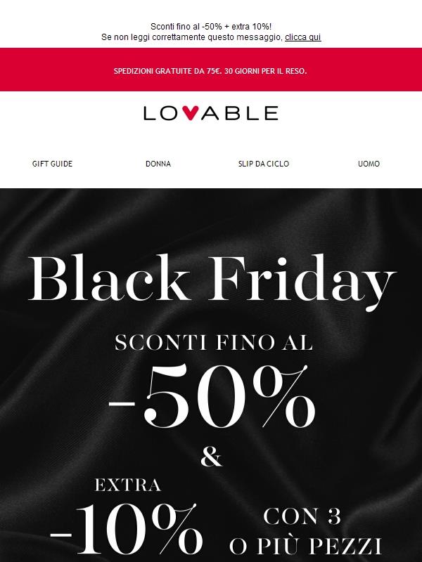 È arrivato il Black Friday 😍