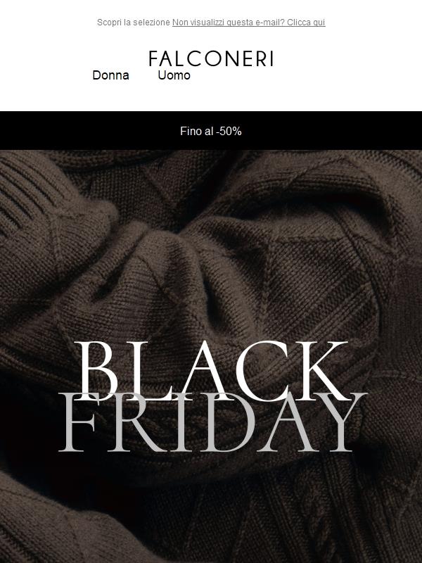 Black Friday | fino al -50%
