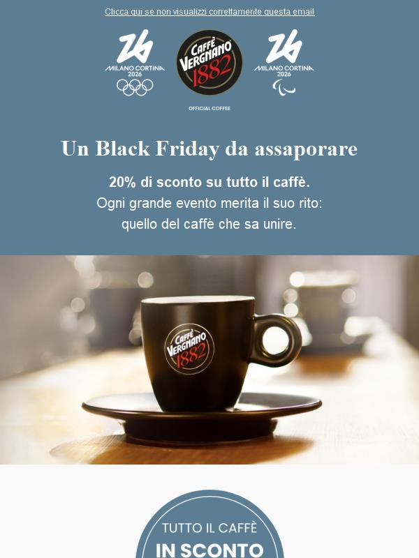 ☕ Un Black Friday da assaporare ⛷️