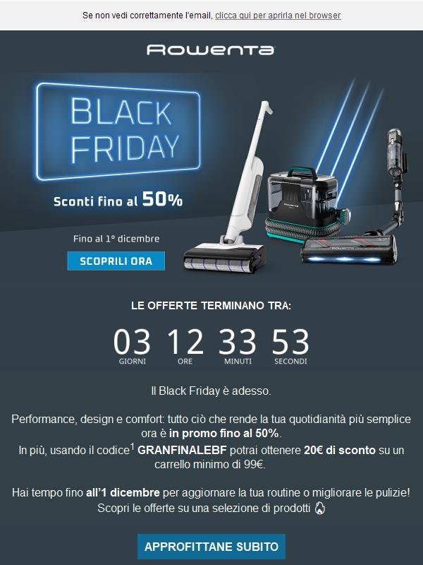 Stop all’attesa: il Black Friday è qui⚡