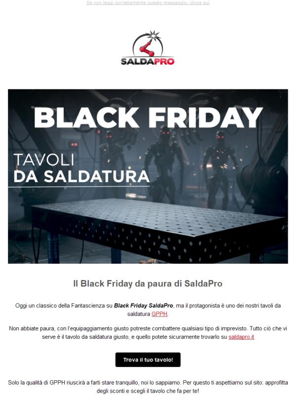 Modalità Black Friday attivata!