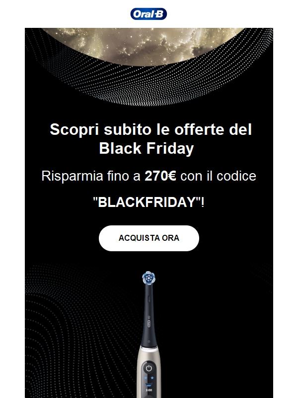 Accendi il tuo Black Friday con Oral-B iO
