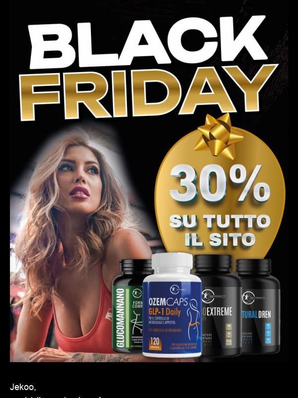 Risparmia il 30% su TUTTI i prodotti! 😍