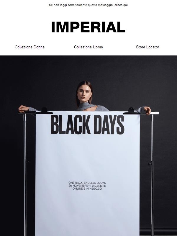 ACQUISTA CON I BLACK DAYS