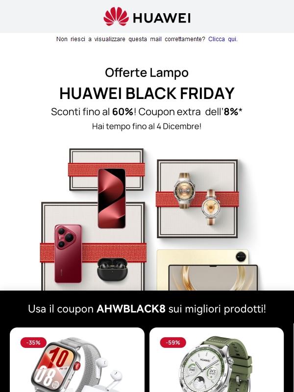 ⏲️ Ultime occasioni per Black Friday!