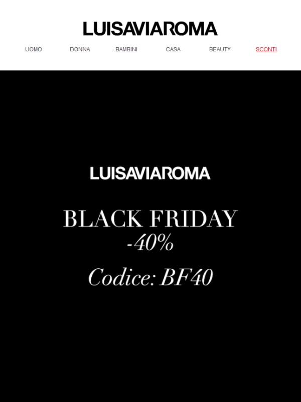 Black Friday –40% 🖤