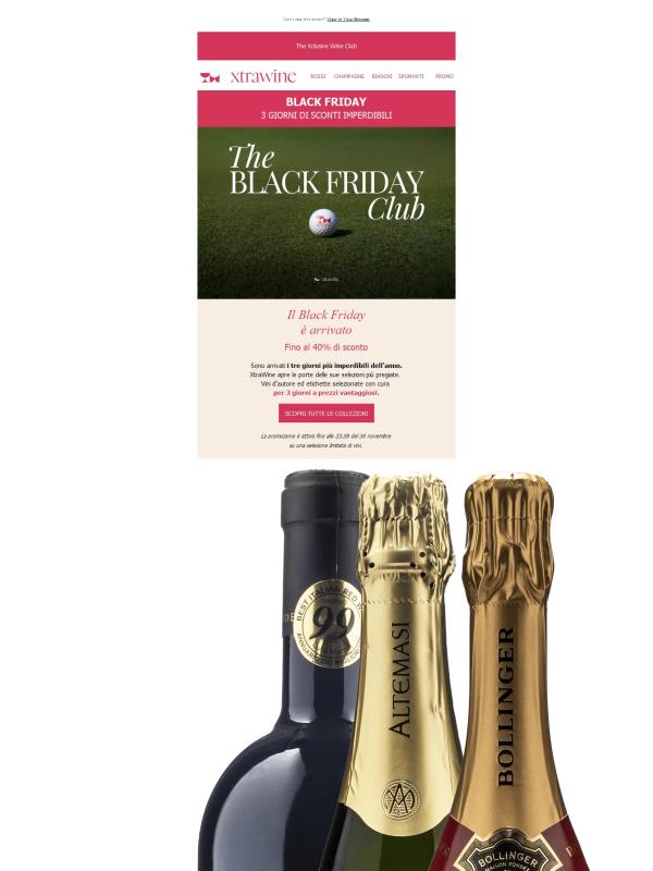 BLACK FRIDAY | 3 giorni di sconti imperdibili
