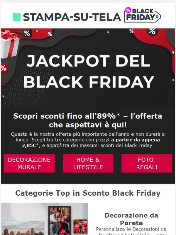 È arrivata l’offerta dell’anno: sconti fino all’89%!