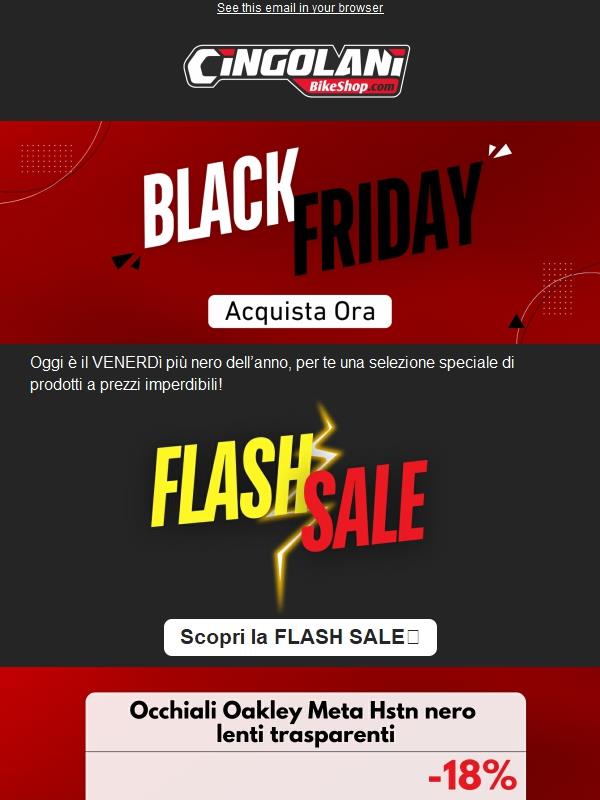 BLACK FRIDAY: PARTI ORA 🚴🖤